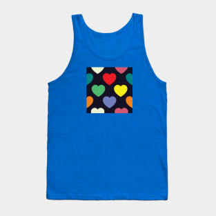 Heart Love Pattern Tank Top